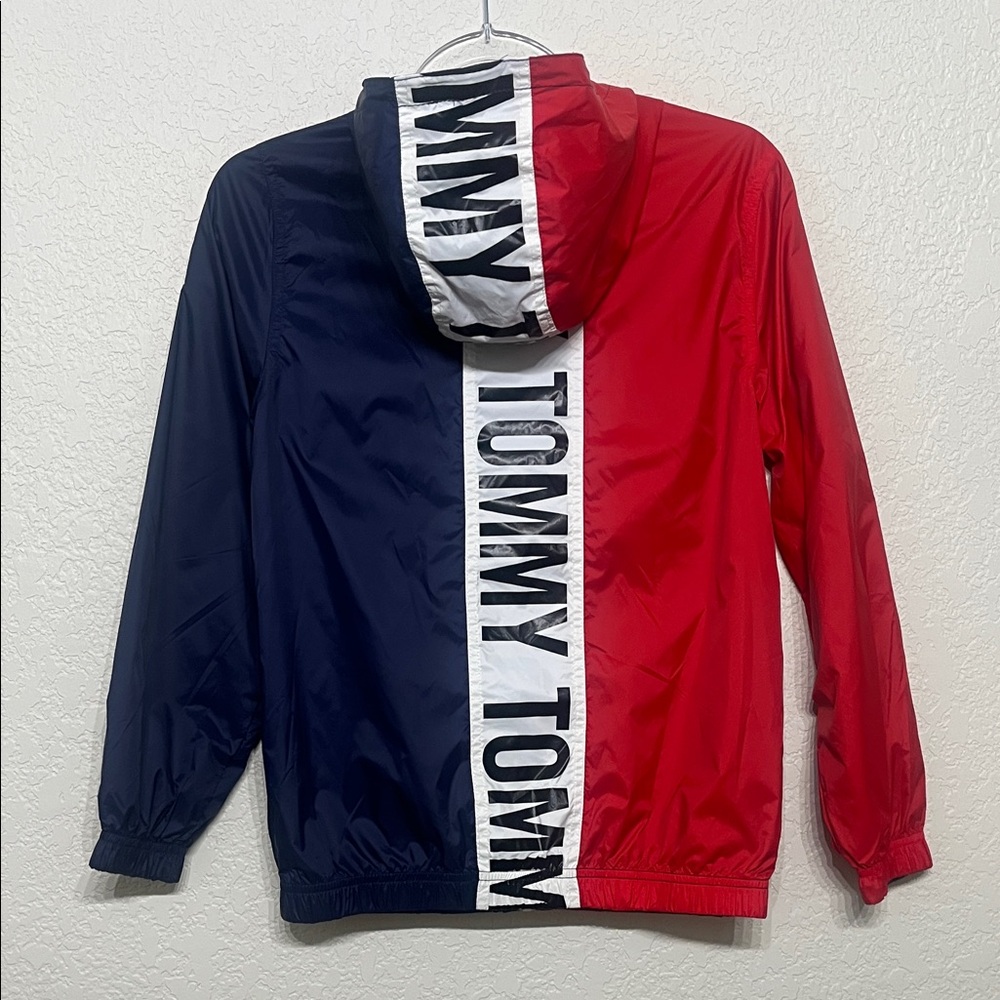 Tommy Hilfiger Red & Blue Colorblock Windbreaker